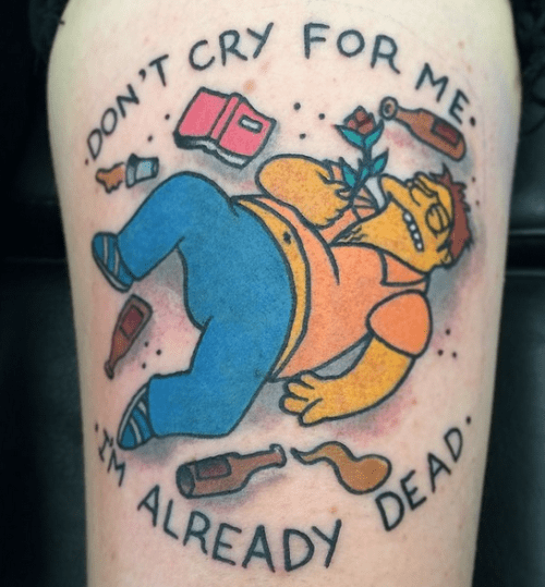 Tatuajes de Los Simpson