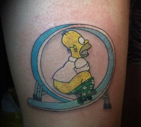 Tatuajes de Los Simpson