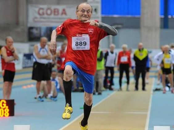Giuseppe Ottaviani atleta de 101 años