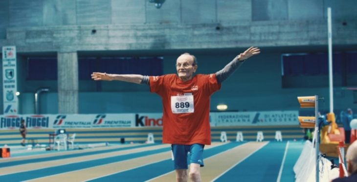 Giuseppe Ottaviani atleta de 101 años