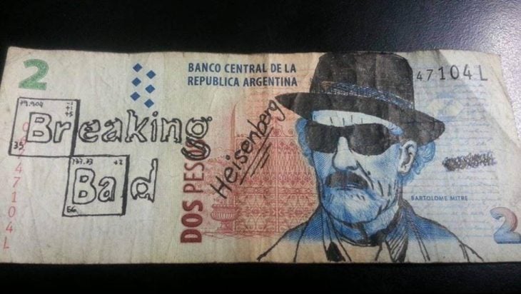 Billetes de 2 pesos en Argentina