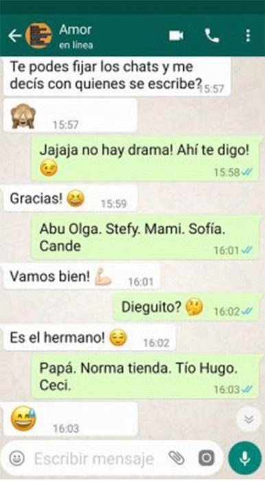 Charla en WhatsApp