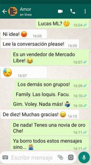 Charla en WhatsApp