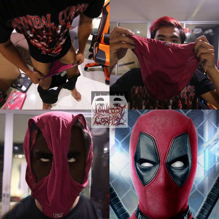 Cosplay bajo costo deadpool