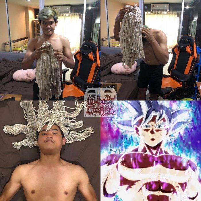 Cosplay bajo costo gokú