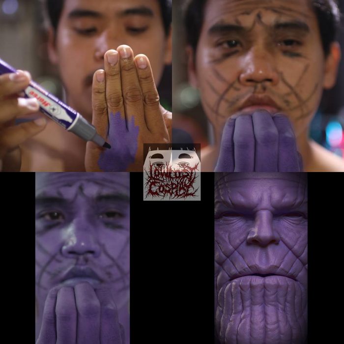 Cosplay bajo costo thanos