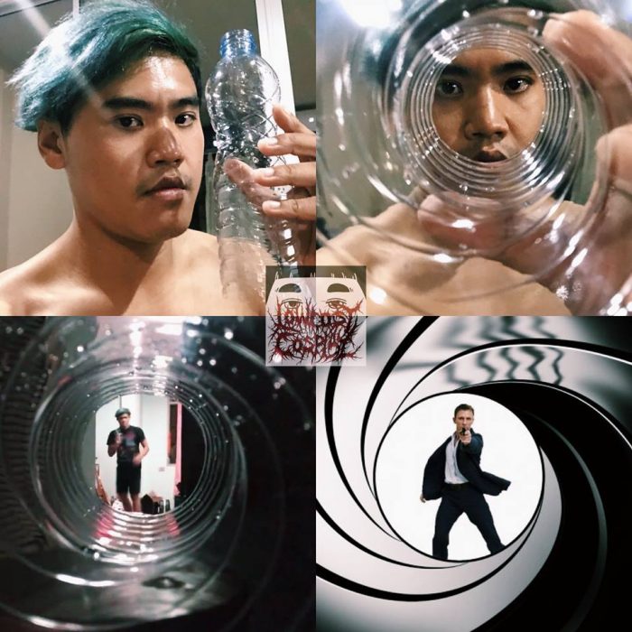 Cosplay bajo costo james bond