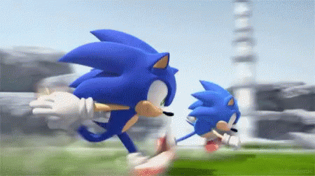 Sonic corriendo