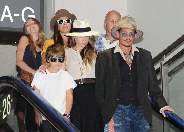 familia de johnny depp