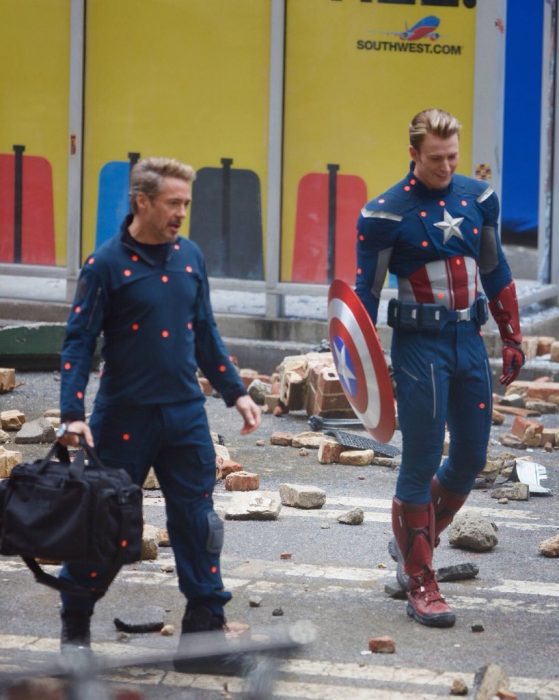 tony stark y steve rogers