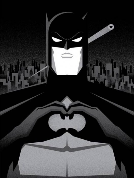 batman manos corazon