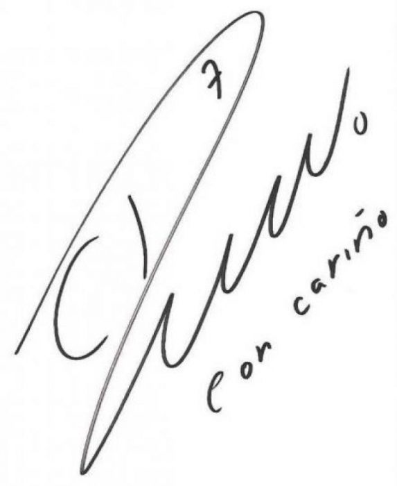 Firmas de famosos