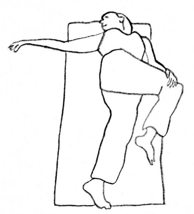 ilustración de estiramientos
