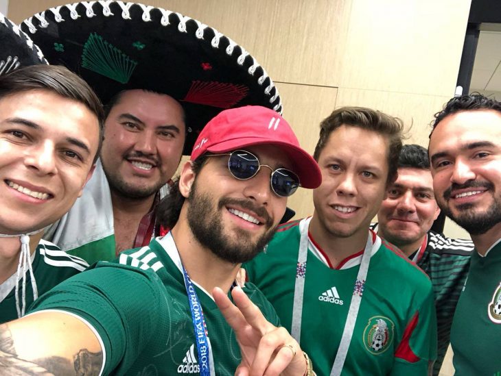 Con Maluma en rusia