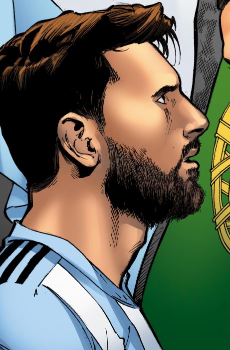 Lionel Messi en cómic de Marvel