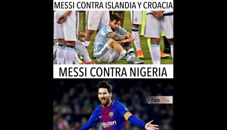 Meme de Messi