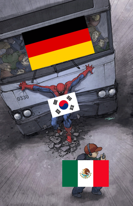 Memes México y Corea