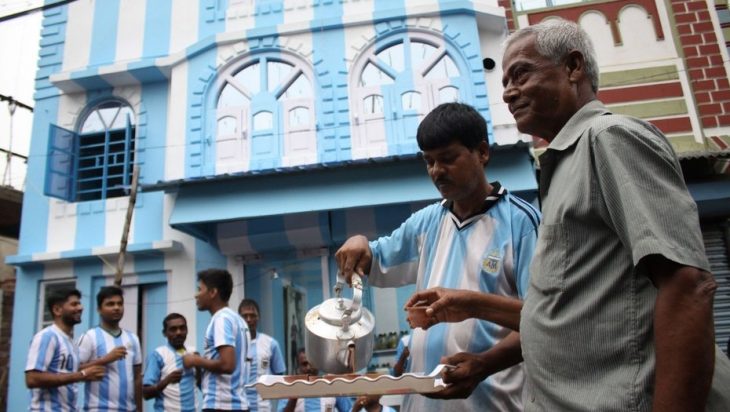 Fan de Argentina en la India