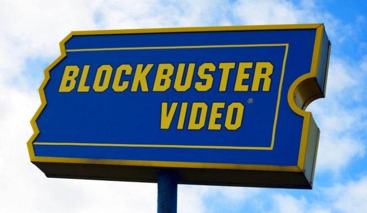 Letrero de Blockbuster