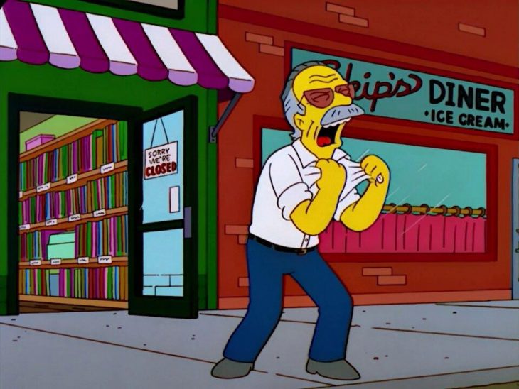 stan lee en los simpson