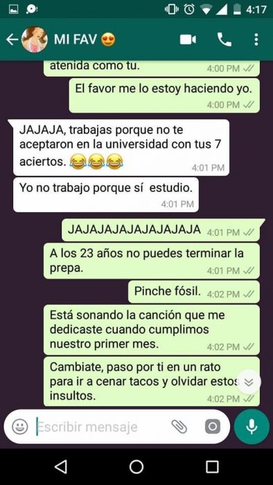 Conversación entre pareja