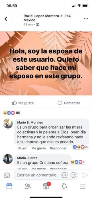 Comentarios en Facebook