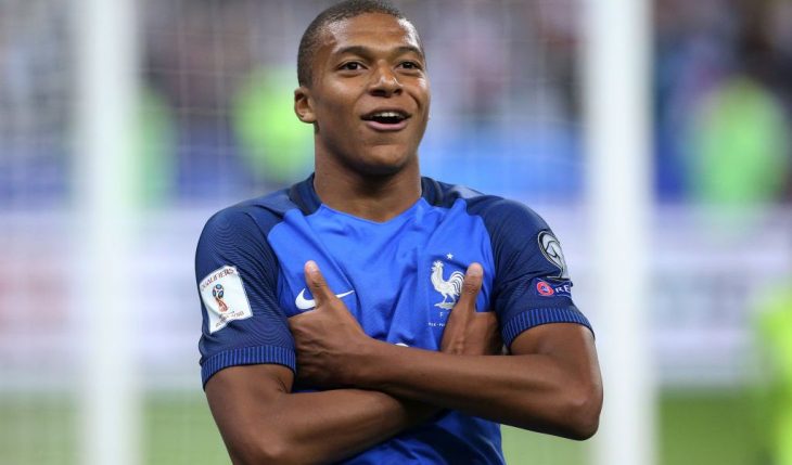 Mbappé festeja