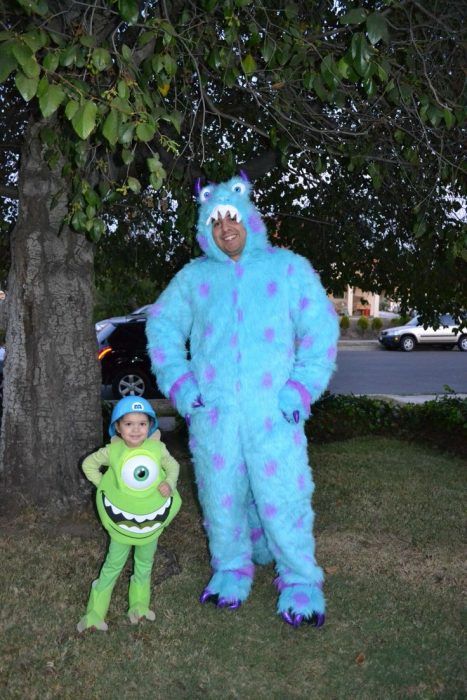 Disfraz padre-hijo monsters inc