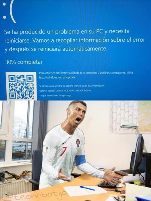 Meme de Cristiano Ronaldo