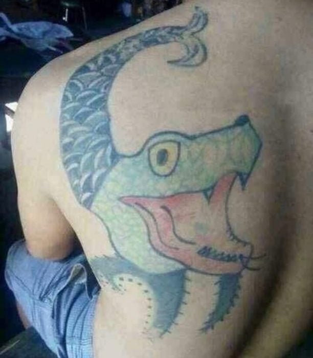 Tatuajes feos serpiente