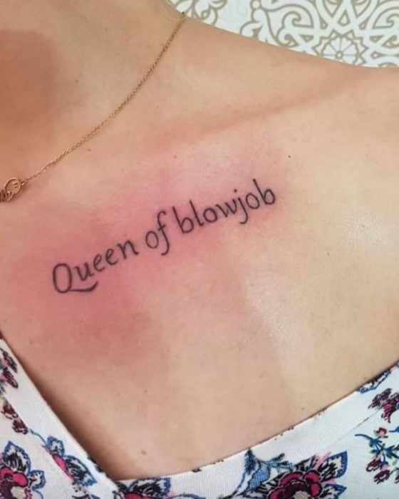 Tatuajes feos reina