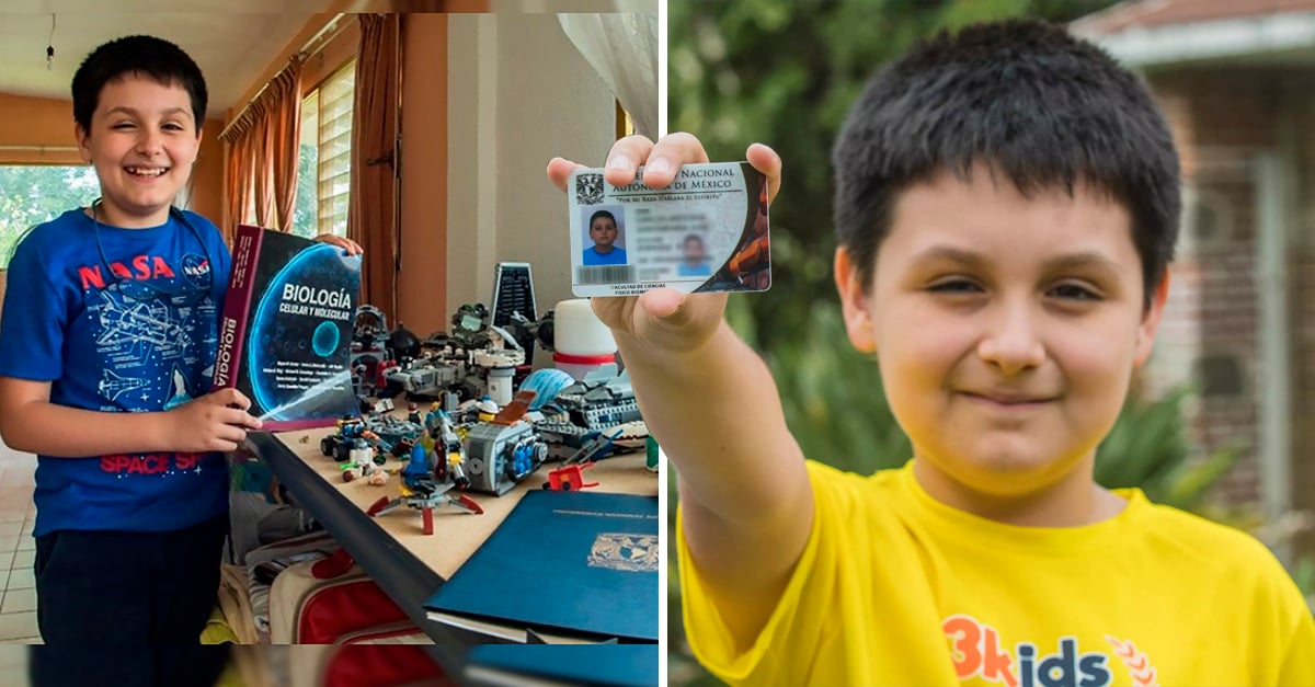 Niño Que Entra A La Unam De 12 Años