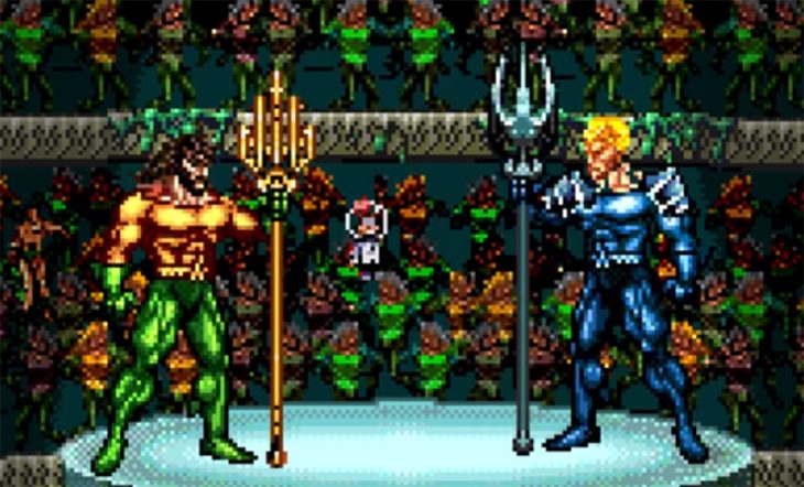 Aquaman en 8 bits