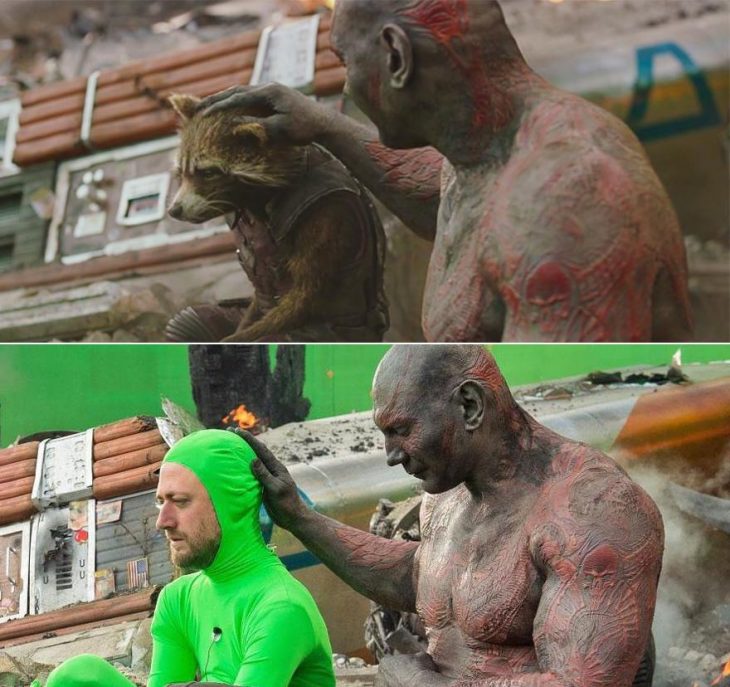 escenas películas drax y rocket