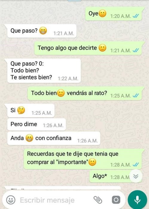 Broma en WhatsApp