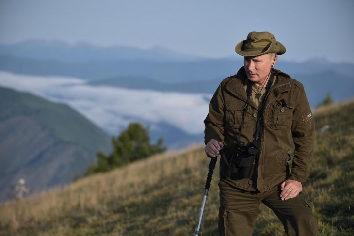 Vladimir putin de vacaciones