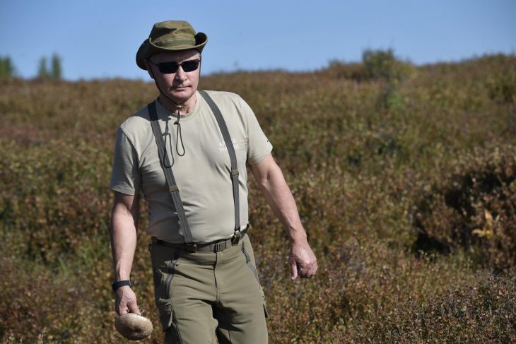 Vladimir putin de vacaciones