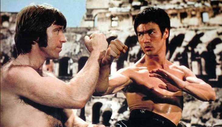 bruce lee y chuck norris