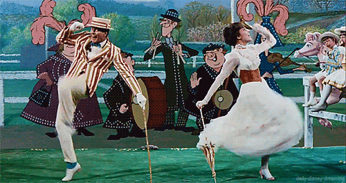Escena de Mary Poppins 