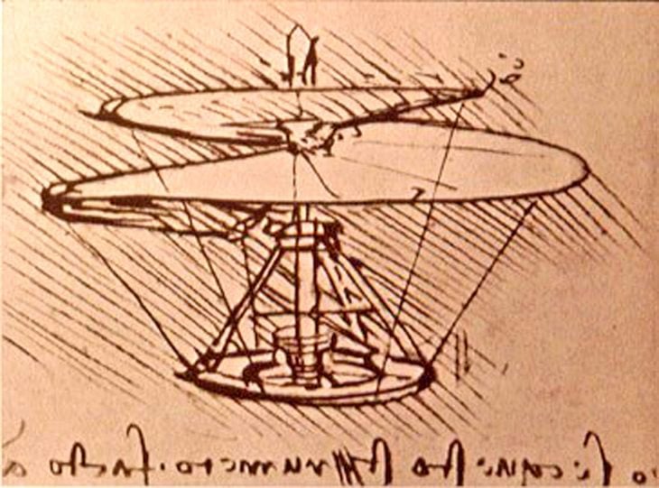 Helicóptero de Leonardo Da Vinci