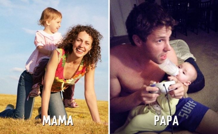 Papá vs Mamá