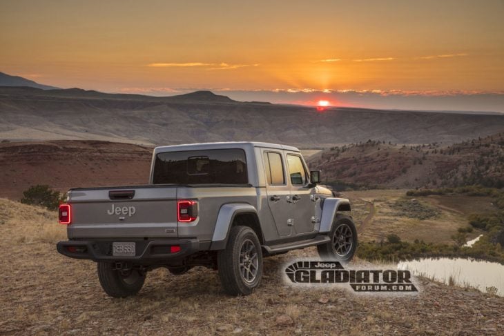 Jeep Gladiator 2020vista trasera