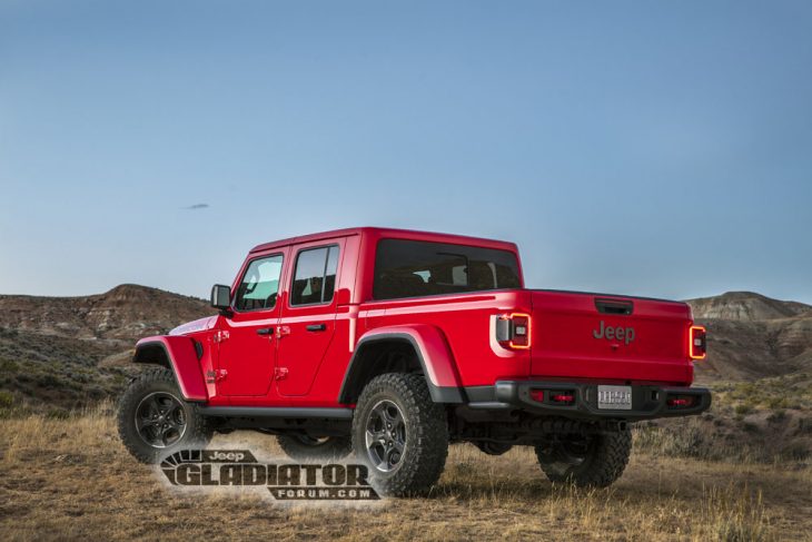 Jeep Gladiator 2020 roja