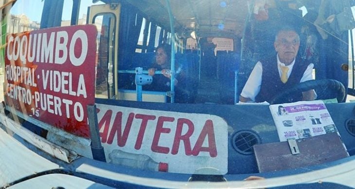 Autobús en Chile