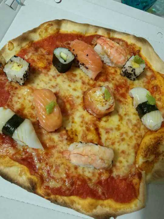 Pizza de sushi 