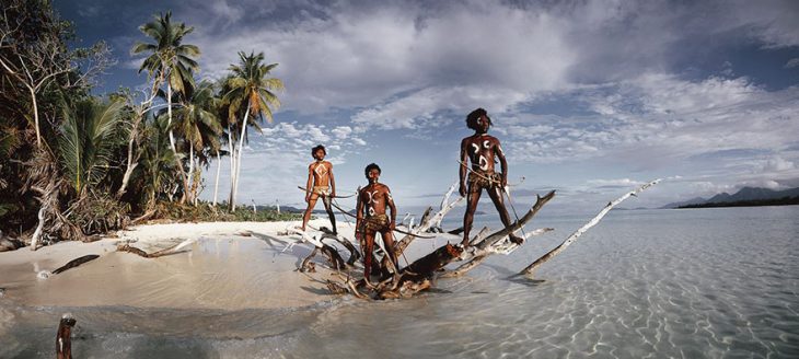 Isla de lava Ni Vanuatu Men Rah, Provincia de Torba, Islas Vanuatu