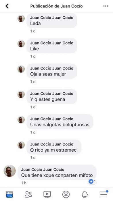 juan cocio me estremeci