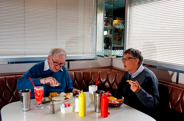 Bill Gates y Warren Buffet