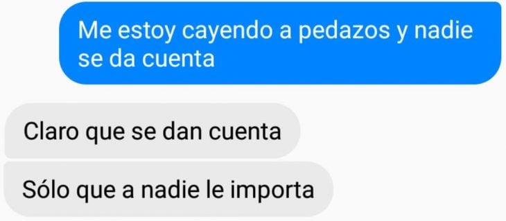 conversación sad