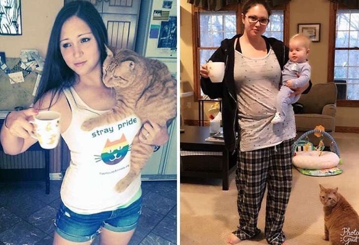 Antes y después de ser padres